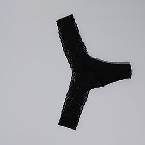 Victoria's Secret The Lacie Black Panty